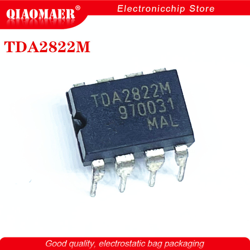 10 ชิ้น/ล็อต TDA2822M TDA2822 DIP8 วงจรรวม