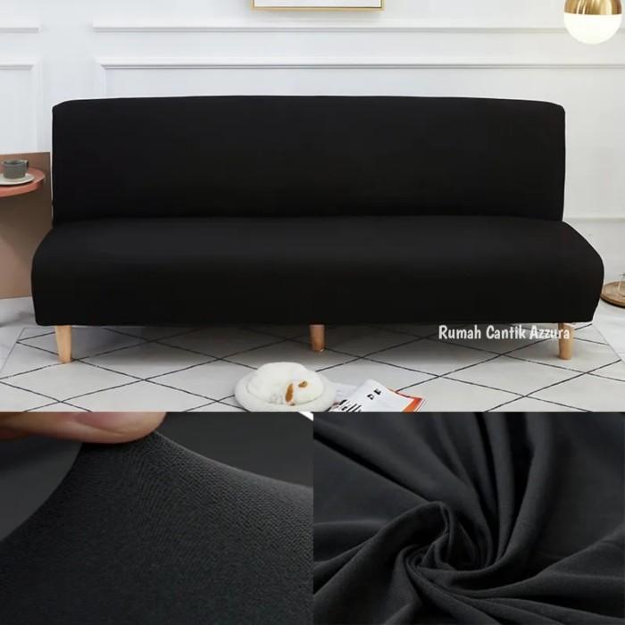 PLAIN SOFA BED COVER IMPORTED ELASTIC STRETCH INFORMA SOFA COVER