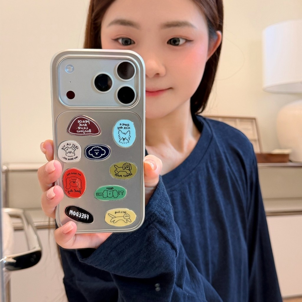 DD39 สําหรับ iPhone 17 Pro Max Air 16 Pro 15 Plus 14 13 12 11 Electroplating Resin หยดเคสโทรศัพท์