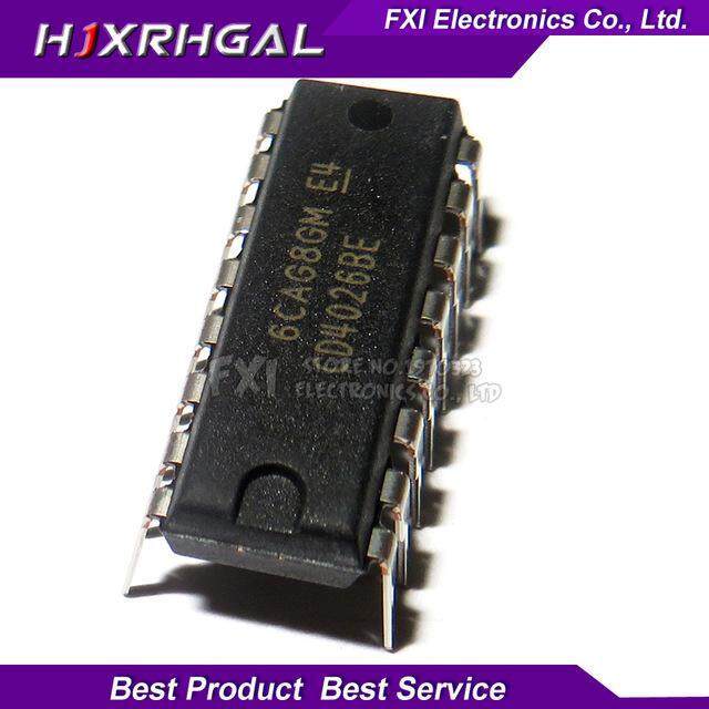 10 ชิ้น CD4026BE CD4026 DIP DIP16 ใหม่เดิม