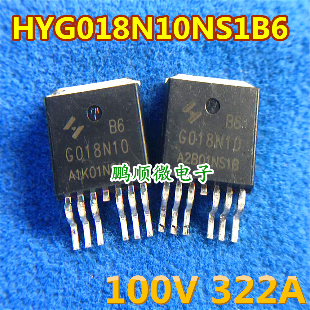 10 ชิ้น/HYG018N10NS1B6 100V322A สามารถแทนที่ IPB025N10N3G Field Effect Control TO263-7