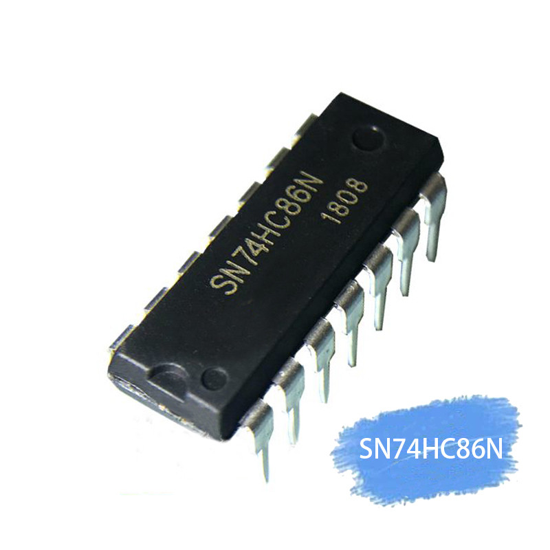 HT-10PCS SN74HC86N SN74HC86 DIP14 DIP 74HC86N 74HC86 ใหม่เดิม