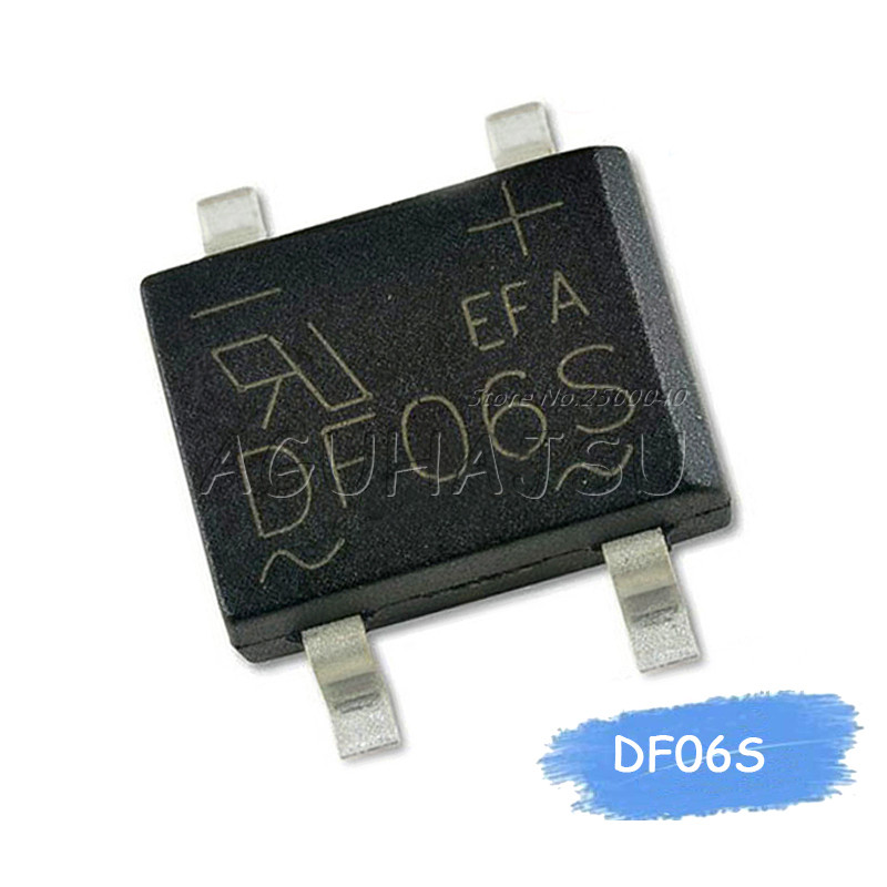 HT-10 ชิ้น/ล็อต DF06S SMD 4 ฟุต DF06S วงจรเรียงกระแสสะพานเรียงกระแสเดิมแท้