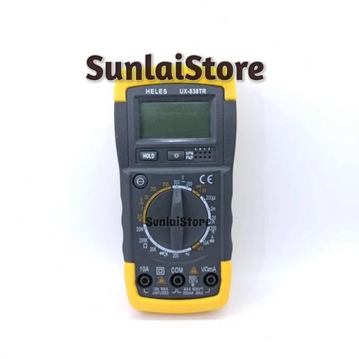 Multitester Multimeter Digital Heles Ux-838Tr 838 Original