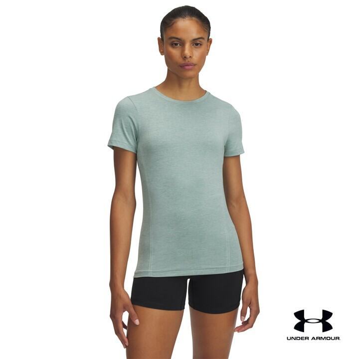 Under Armour เสื้อแขนสั้นสำหรับผู้หญิง UA Meridian Seamless