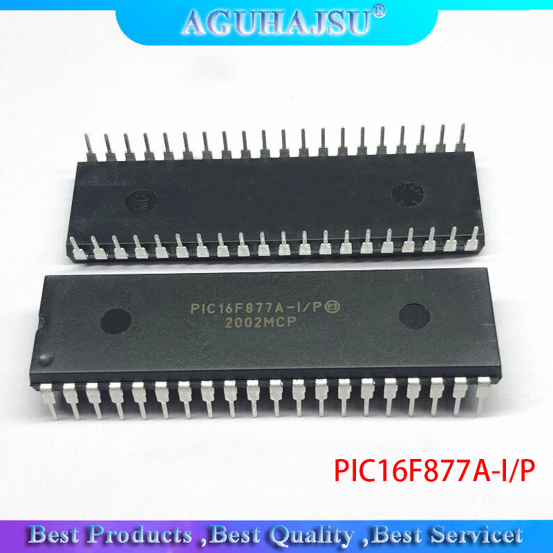 1pcs PIC16F877A I/P PIC16F877A 16F877A DIP40 Enhanced Flash Microcontrollers ใหม่เดิม
