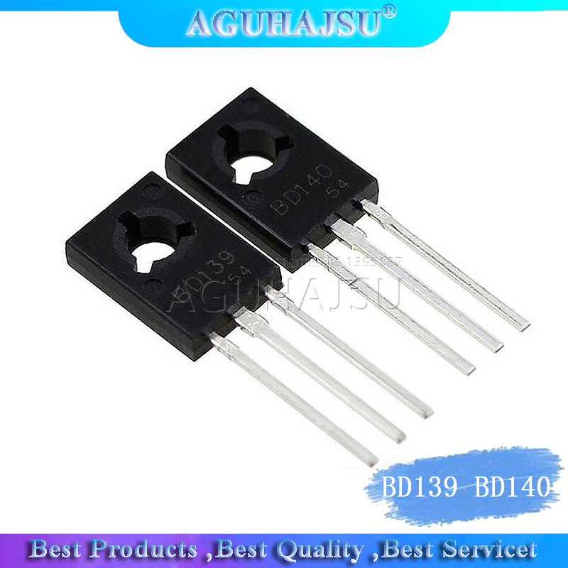 20PCS BD139 BD140 ( 10PCS BD139 + 10PCS BD140 ) TO126 TO 126 ใหม่แรงดันไฟฟ้า IC