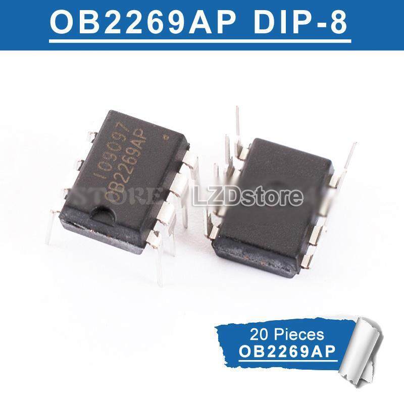 20pcs OB2269AP DIP-8 OB 2269 AP DIP8 DIP LCD Power Management ชิปใหม่เดิม
