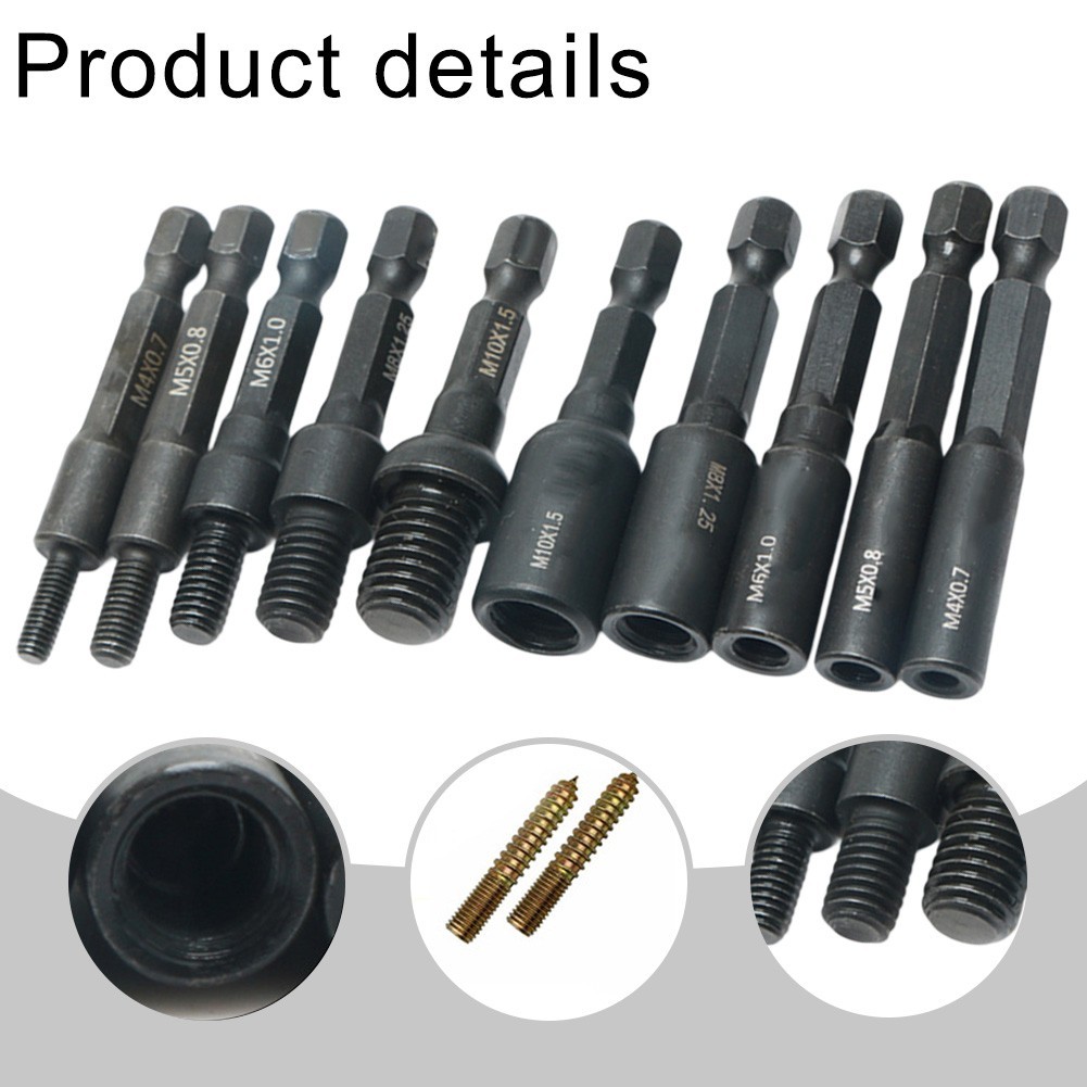GOODDual-Head Screw Socket ไขควง Bit Holder Hanger Bolt Driver สําหรับงานไม้