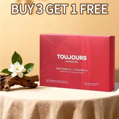 Toujours สารสกัดจากผลไม้ขั้นสูงพร้อมคอลลาเจนโดย Hanis Zalikha (30 ซอง x 2 ) M1BD 现货