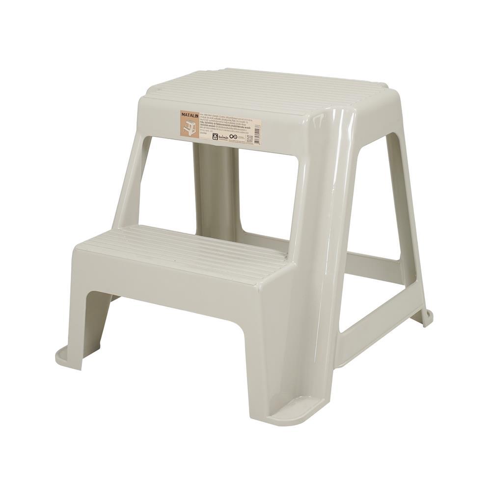 MATALL บันได STEP 2 ขั้น PN999/1 CIRCULAR สีน้ำตาลอมเทา จัดส่งโดย HomePro