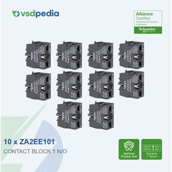 Schneider Electric Xa2 Contact Block 22Mm 1No Za2Ee101 X 10