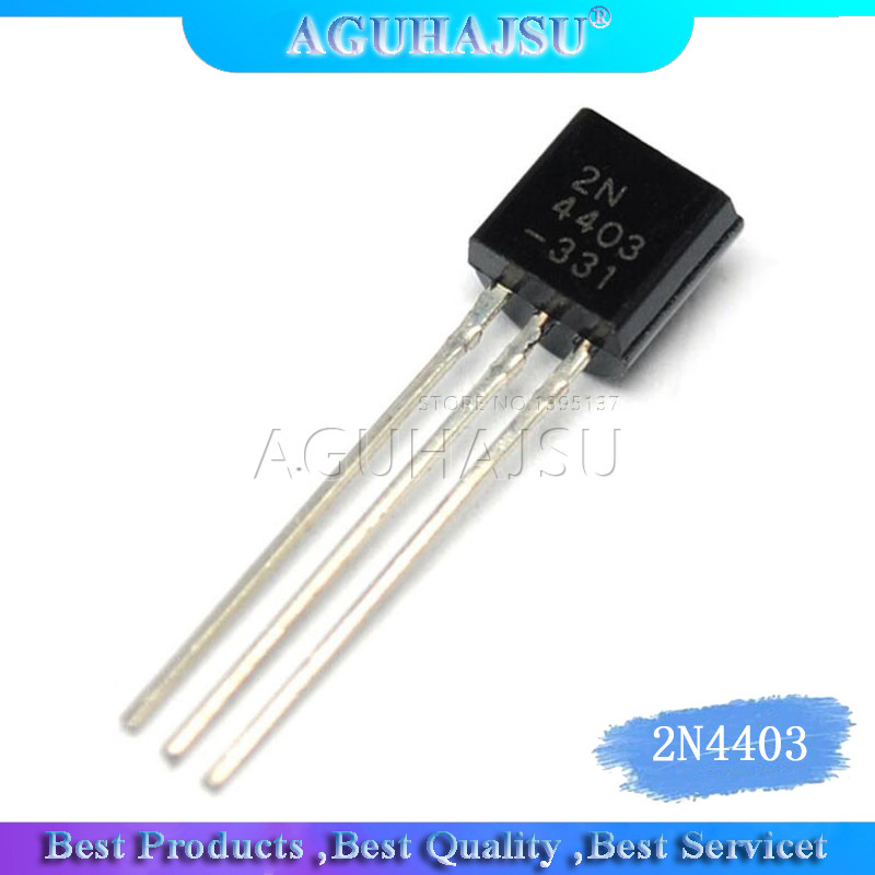 100PCS 2N4403 ถึง 92 4403 TO92 ทรานซิสเตอร์ไตรโอดใหม่