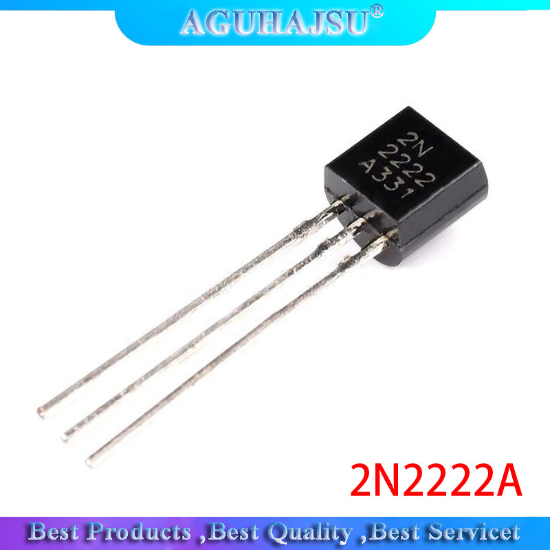 100pcs 2N2222 2N2222A ถึง 92 40V 0.8A NPN สวิตเซอร์แลนด์ใหม่เดิม
