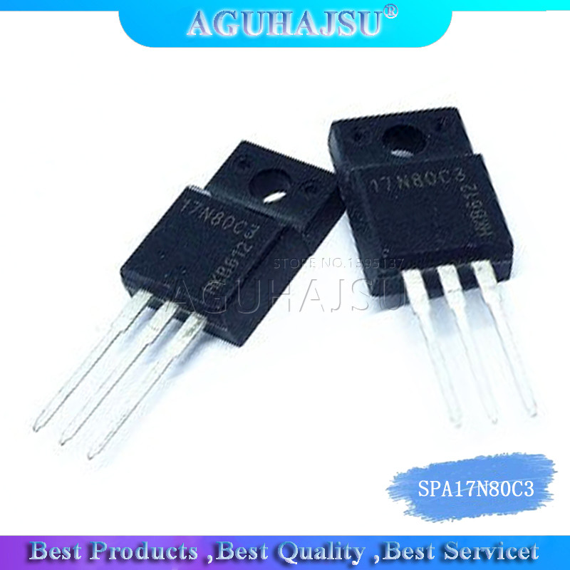 10 ชิ้น SPA17N80C3 ถึง 220F 17N80C3 ถึง 220 17N80 SPA17N80 ใหม่เดิม