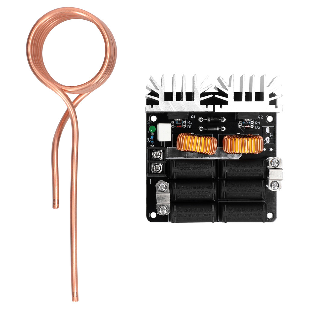 [พร้อมสต็อก] 1000วัตต์ zvsเหนี่ยวนําความร้อนคณะกรรมการโมดูลแรงดันต่ําเครื่องทําความร้อนขดลวดบินกลับไ