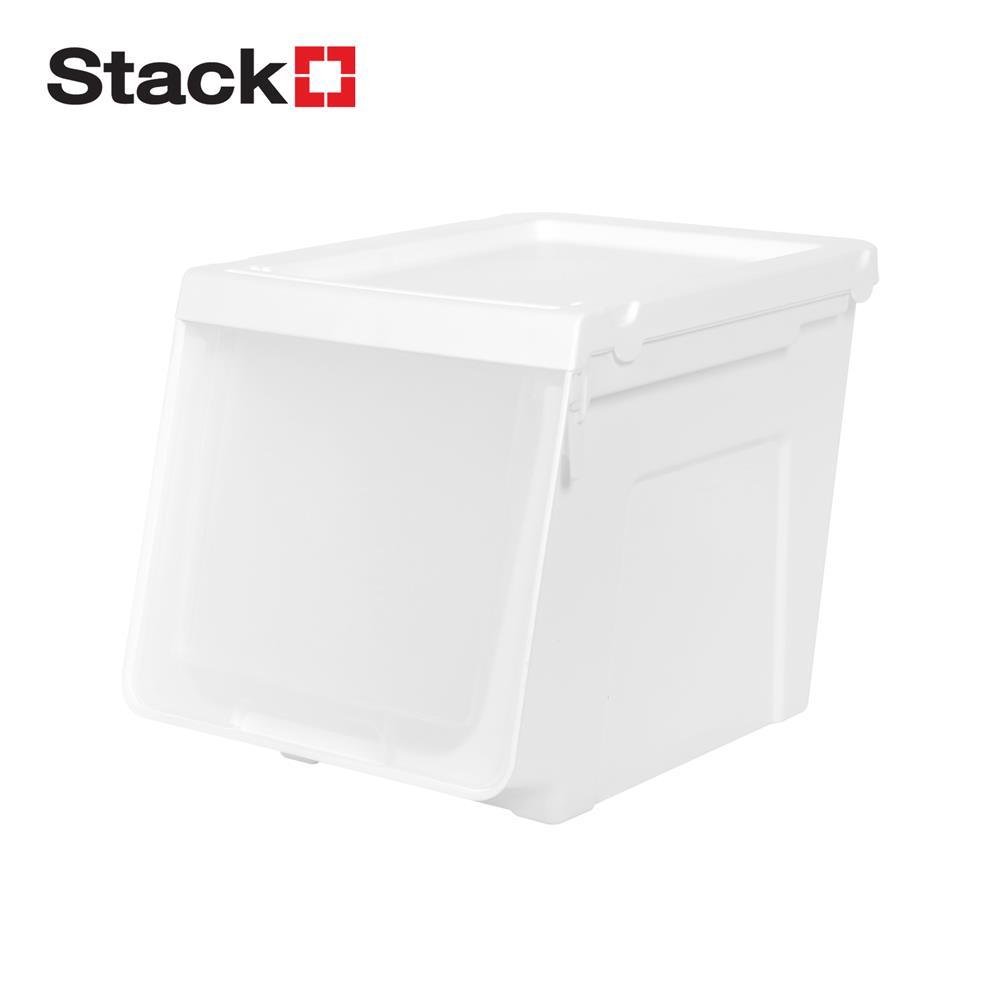 STACKO กล่องบานเปิด YUMI SIZE S 29.2X41X30.5 ซม. สีขาว จัดส่งโดย HomePro