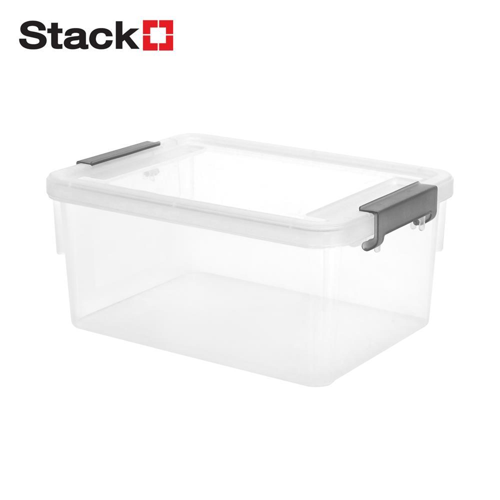 STACKO กล่องอเนกประสงค์ WIN SIZE M 17.7X13X8.2 ซม. สีใส จัดส่งโดย HomePro