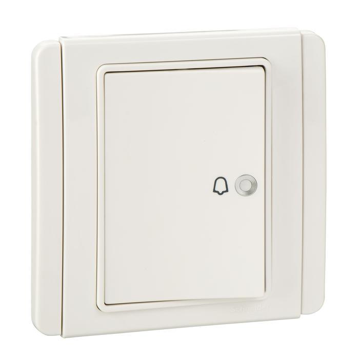 สวิตช์กระดิ่ง Neo 1 Gang Led สีขาว - E3031Hbp_Ww