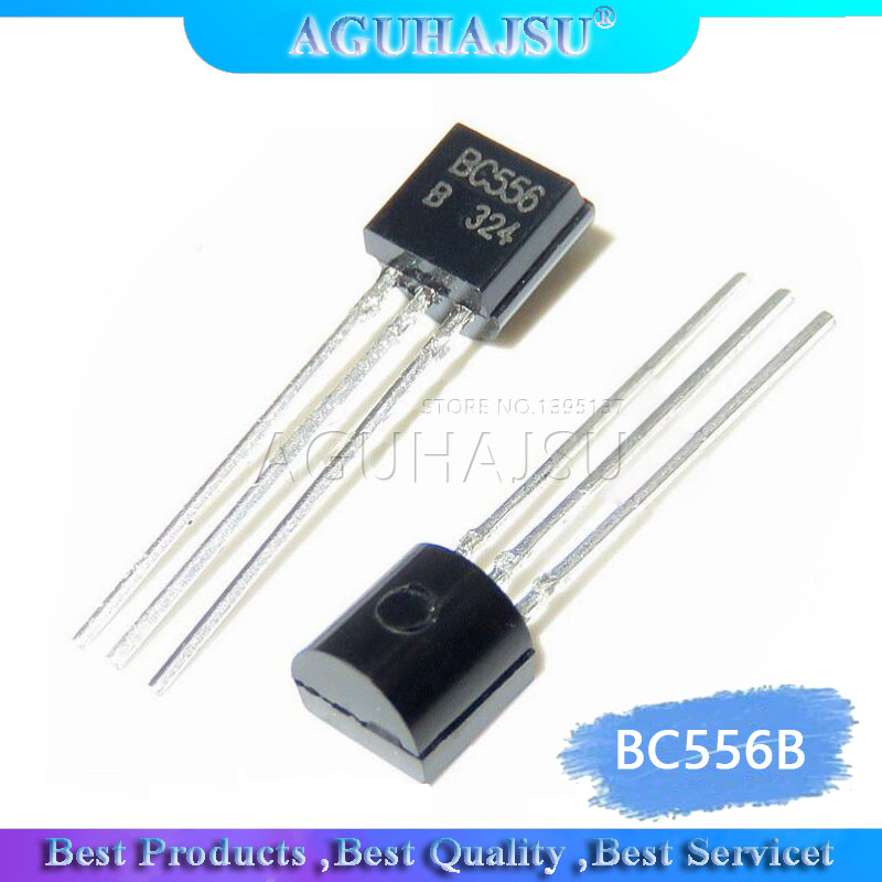 100PCS BC556B TO92 BC556 TO 92 NPN ทรานซิสเตอร์วัตถุประสงค์ทั่วไป IC ใหม่และต้นฉบับ