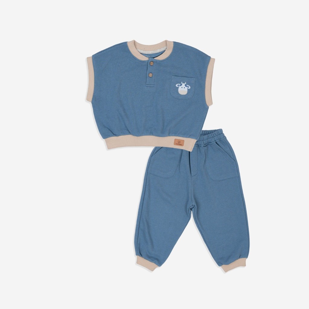 Friend Terry BCT1903QT Bubaby Beep House เสื้อกั๊กคอเต่า กางเกงคาร์โก้