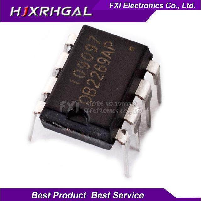 10pcs OB2269AP DIP-8 0B2269AP OB 2269 AP DIP8 DIP โหมดปัจจุบัน PWM Controller IC ชิปใหม่เดิม
