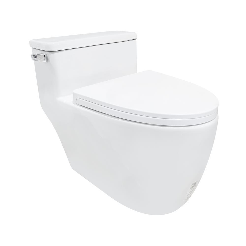 MOYA PLUS สุขภัณฑ์ 1 ชิ้่น 2158 6 ลิตร สีขาว จัดส่งโดย HomePro ชักโครก โถส้วม