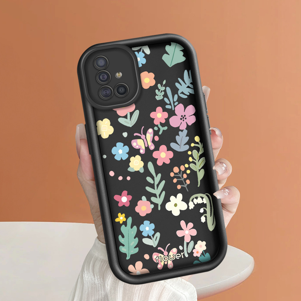 HP เข้ากันได้กับเคส Samsung Galaxy A51 ปกป้องโทรศัพท์ TY DLJ C8-2830 ดอกไม้