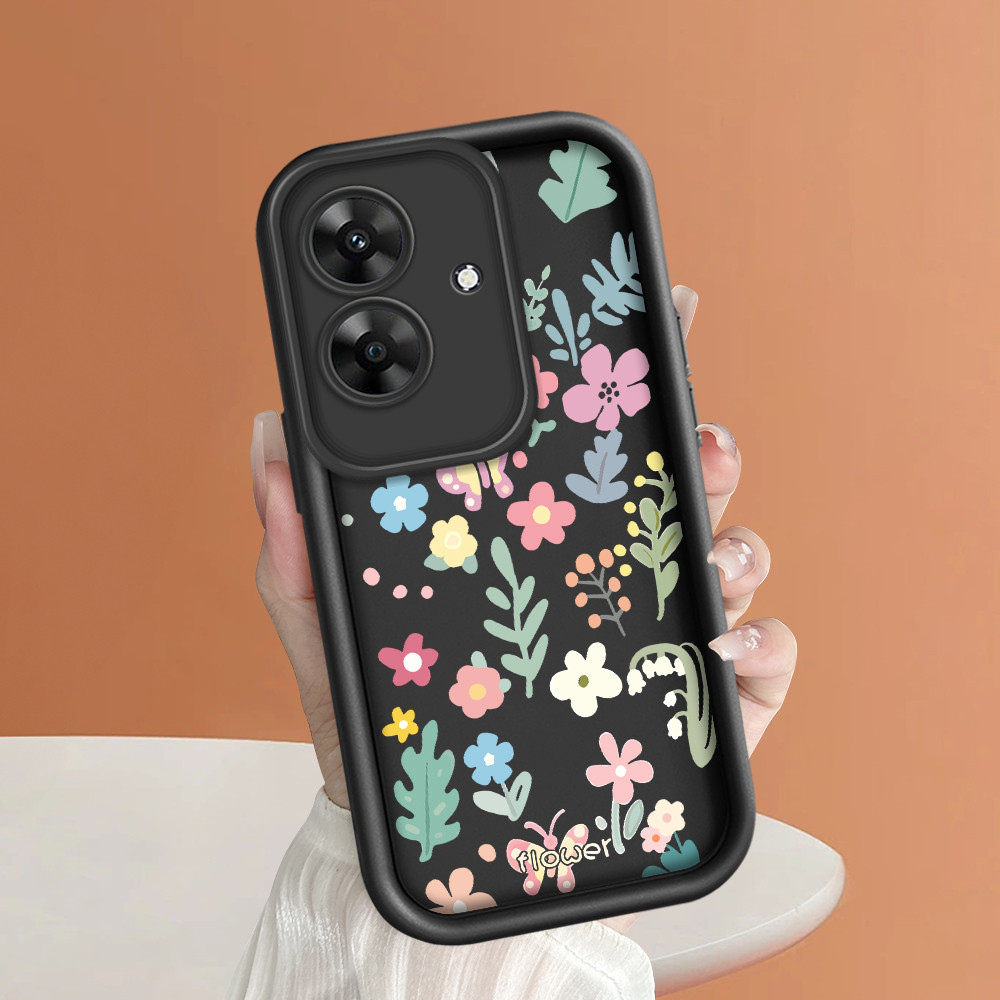 ปลอก Hp สําหรับ Realme Note 60 Narzo N61 กรณีKesingปกป้องโทรศัพท์TY DLJ C8-2830 ดอกไม้