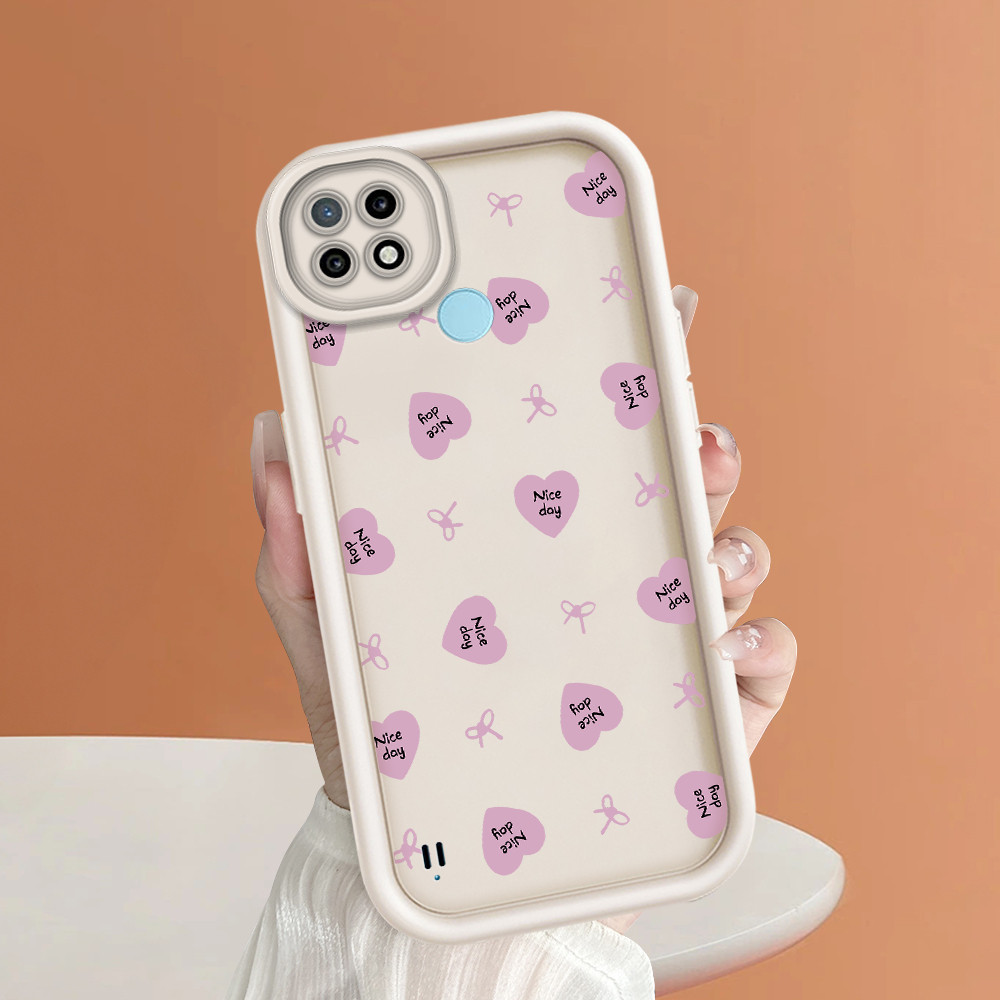 ปลอก Hp สําหรับ Realme C21 เคส Kesing ปกป้องโทรศัพท์ TY DLJ C8-3421 ดอกไม้