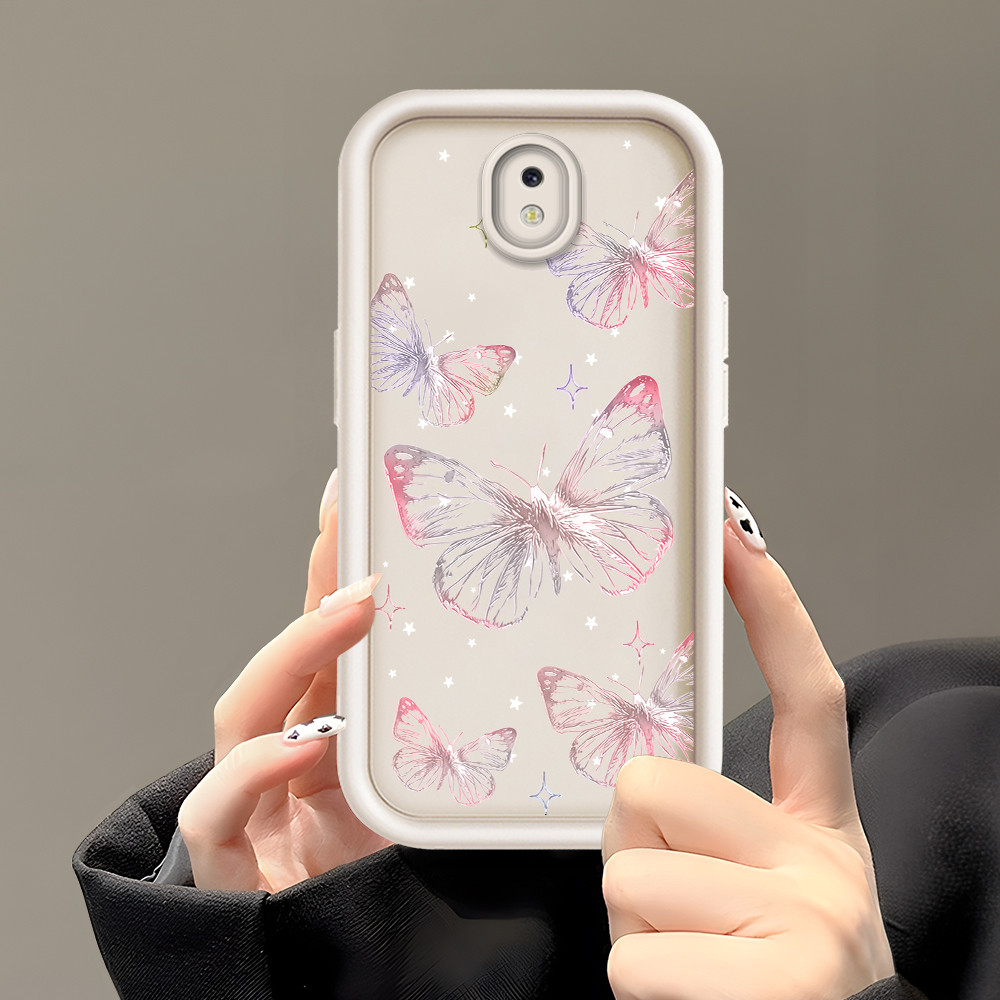 HP เข้ากันได้กับ Samsung Galaxy J7 Pro J730 2017 เคสปกป้องโทรศัพท์ TY DLJ C8-4800 ดอก