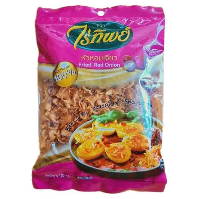 🍀  ไร่ทิพย์หัวหอมเจียว 100กรัม 🌱 Raitip Fried Red Onion 100g. [8851683005774] 🌺 เครื่องปรุงรสและเครื