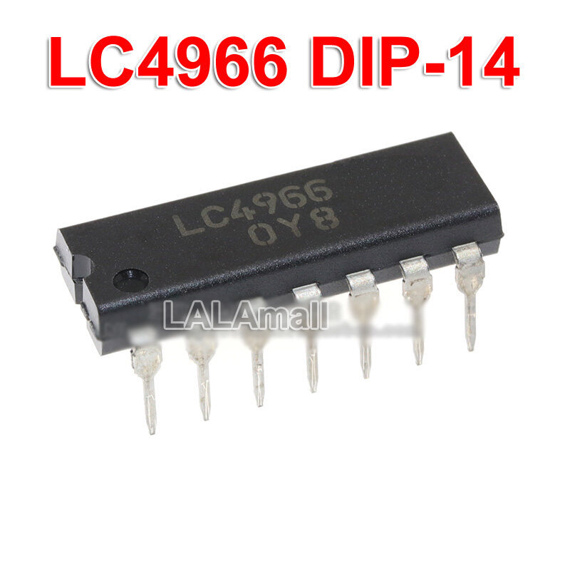 5 ชิ้น LC4966 DIP-14 DIP 4-way Bidirectional Analog Switch ใหม่เดิม