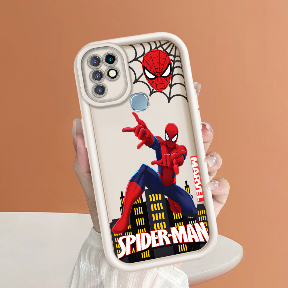 HP เคสโทรศัพท์สําหรับ Infinix Hot 10 X682B X682C กรณีปกป้องโทรศัพท์ TY DLJ C8-3271 Spider Man