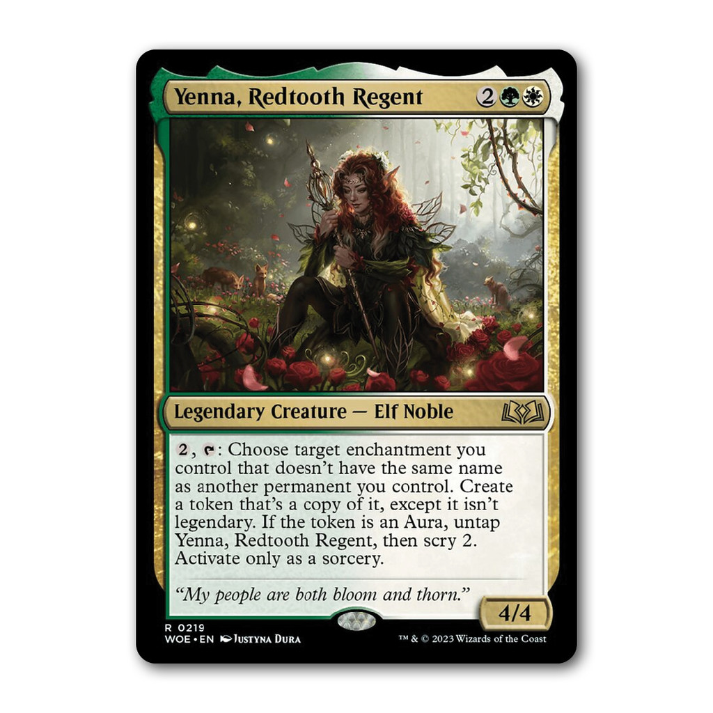[MTG] Yenna, Redtooth Regent [WOE] [Multi] [Rare] [Normal] [ENG] [2023] (Magic: The Gathering)