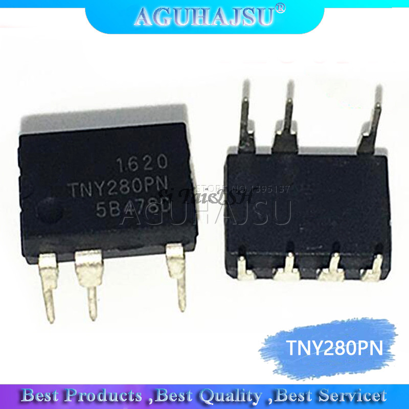 10 ชิ้น/ล็อต TNY280PN DIP7 TNY280P DIP TNY280 ใหม่และต้นฉบับ IC molewei
