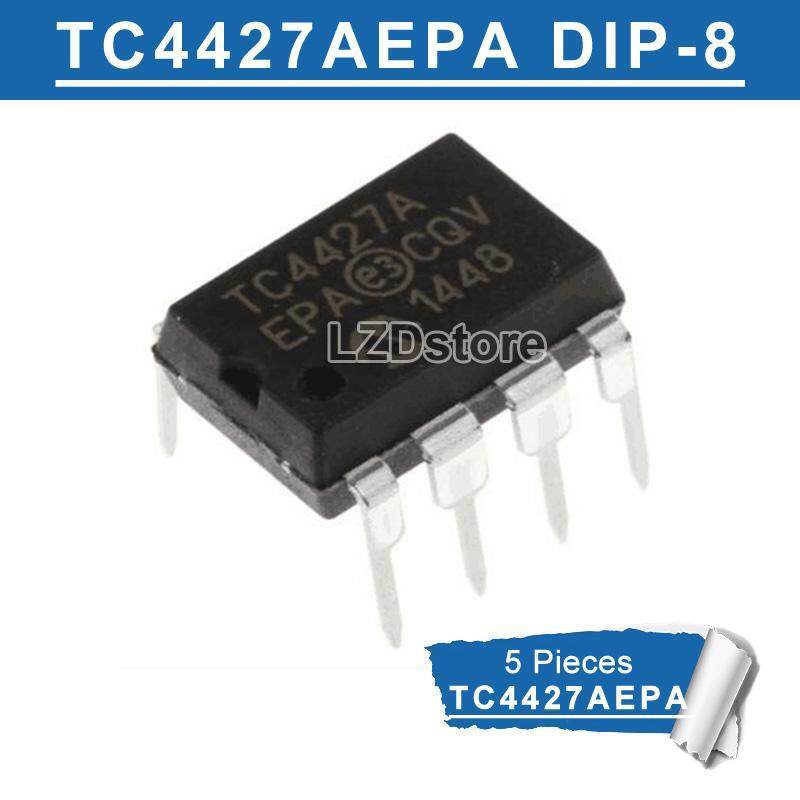 5pcs TC4427A DIP-8 TC4427AEPA DIP8 DIP 1.5A Dual High Speed Power MOSFET Driver ใหม่เดิม