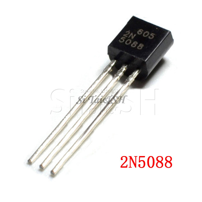 HT-50PCS 2N5088 ถึง 92 TO92 ทรานซิสเตอร์ 5088 ใหม่เดิม