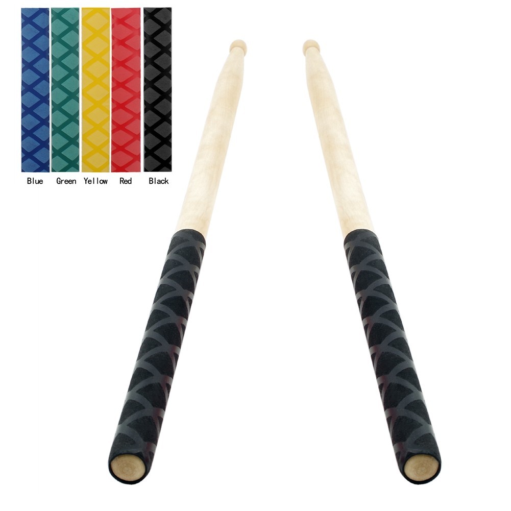 [คลังสินค้าพร้อม] 2 ชิ้น Drum Stick Grips Drumsticks Anti-slip ดูดซับเหงื่อจับสําหรับ 7A 5A 5B 7B