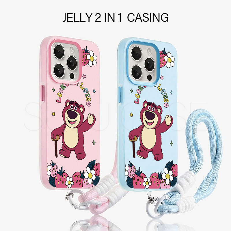HP Jelly สี 2 In 1 คู่ล่าสุดLotso กรณีRedmi A7 Pro 15 15Cหมายเหตุ 14 4G 5G Poco F7 A13 M7 Plus 13C X