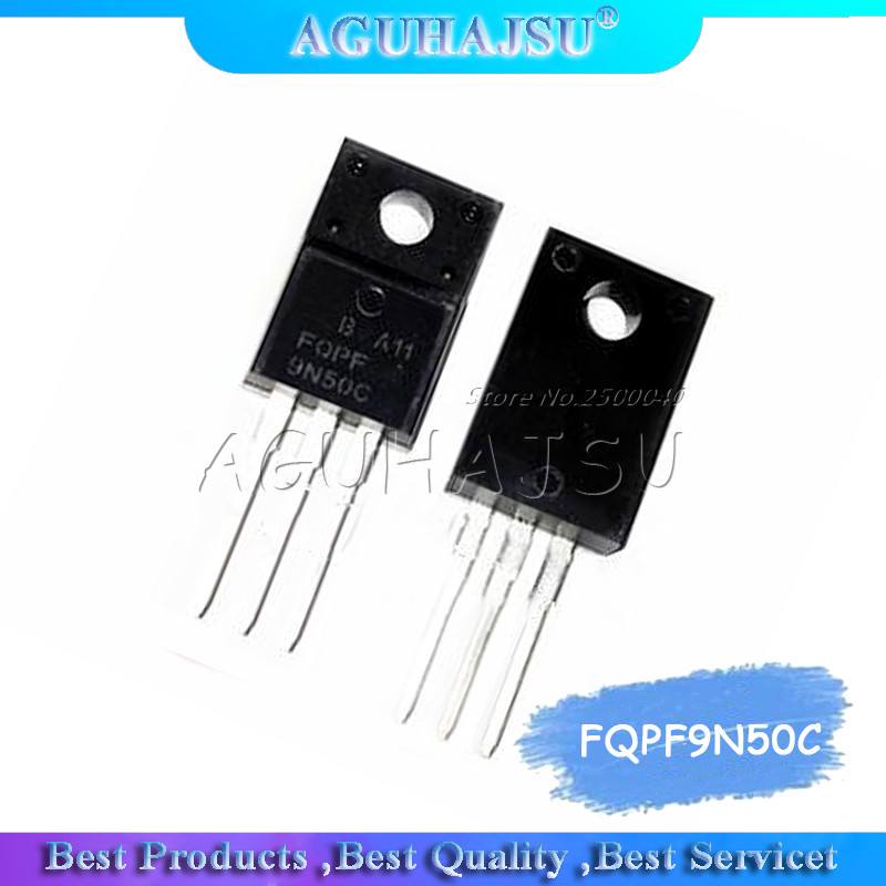HT-10PCS FQPF9N50C 9N50C ถึง 220F 9N50 TO220 MOS FET ทรานซิสเตอร์ใหม่เดิม