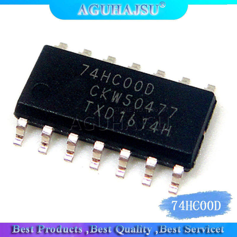20PCS 74HC00D SOP14 74HC00 SOP SN74HC00DR SOP 14 SN74HC00 SMD ใหม่และต้นฉบับ IC