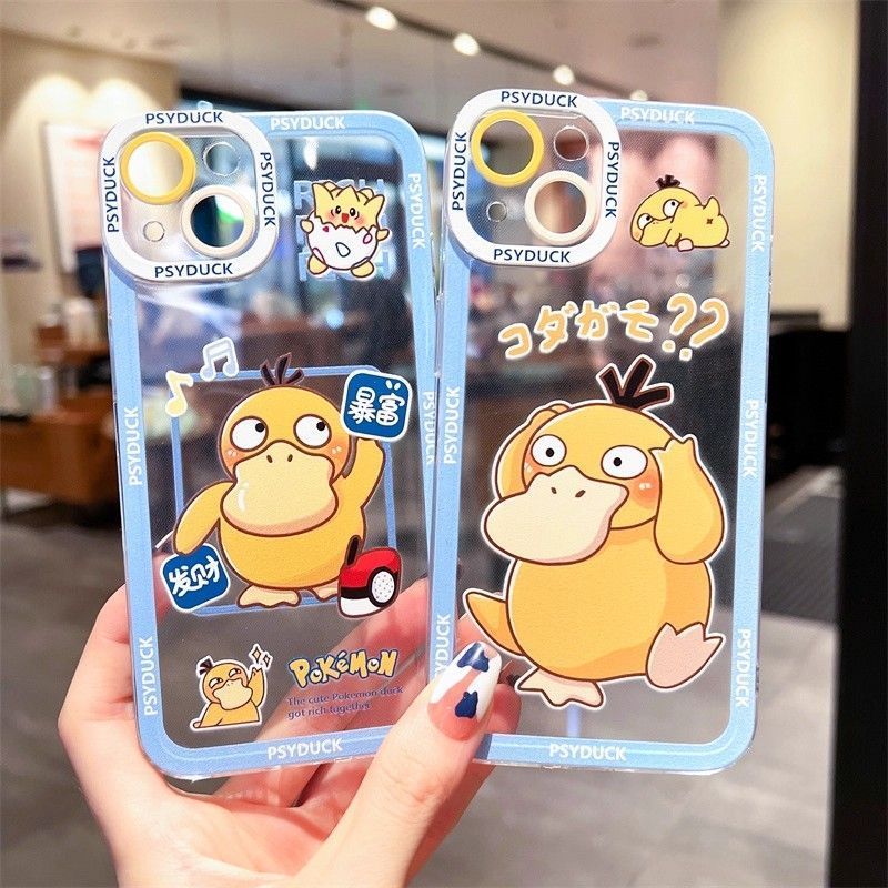 Rich Mendaak การ์ตูน Psyduck น่ารักปลอก Hp Relame C71 หมายเหตุ 70 11 4G หมายเหตุ 50 9 Pro Plus C61 ห