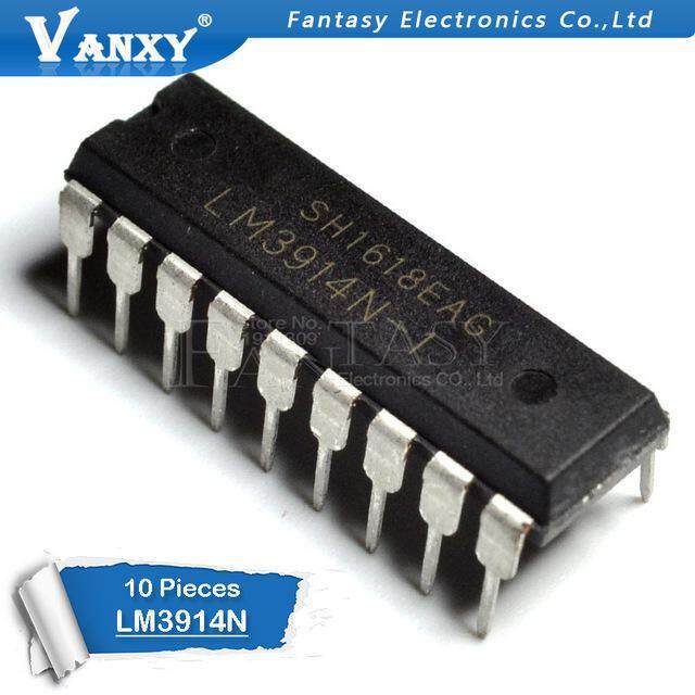10 ชิ้น LM3914N-1 DIP18 LM3914-1 DIP LM3914N IC ใหม่และต้นฉบับ