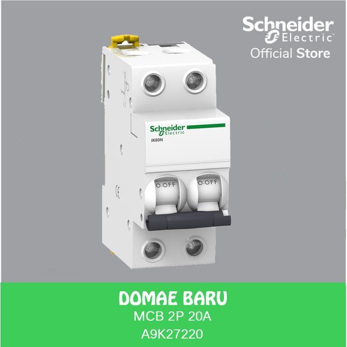 Schneider Mcb Ik60N 2P 20A A9K27220