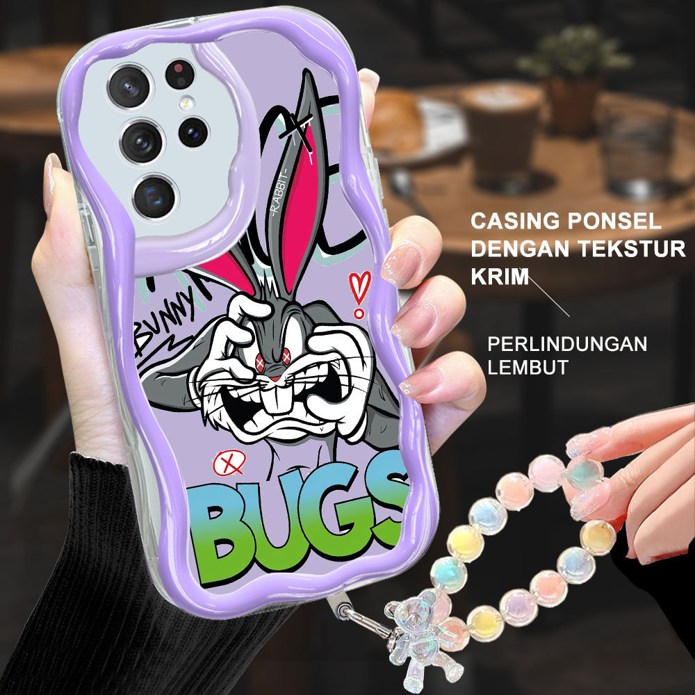 HP ดวง Samsunga M15 G998 G532 G530 J2 J7 Prime J2ACE ON7 2016 ล่าสุด Looney Tunes Bugs Bunny Soft ca