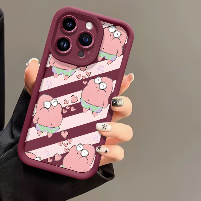 เคสสำหรับ Samsung Galaxy A51 M40s เคสโทรศัพท์ฟองน้ำและปลาดาวสามสีซิลิโคนกันกระแทก - รูปที่ 5