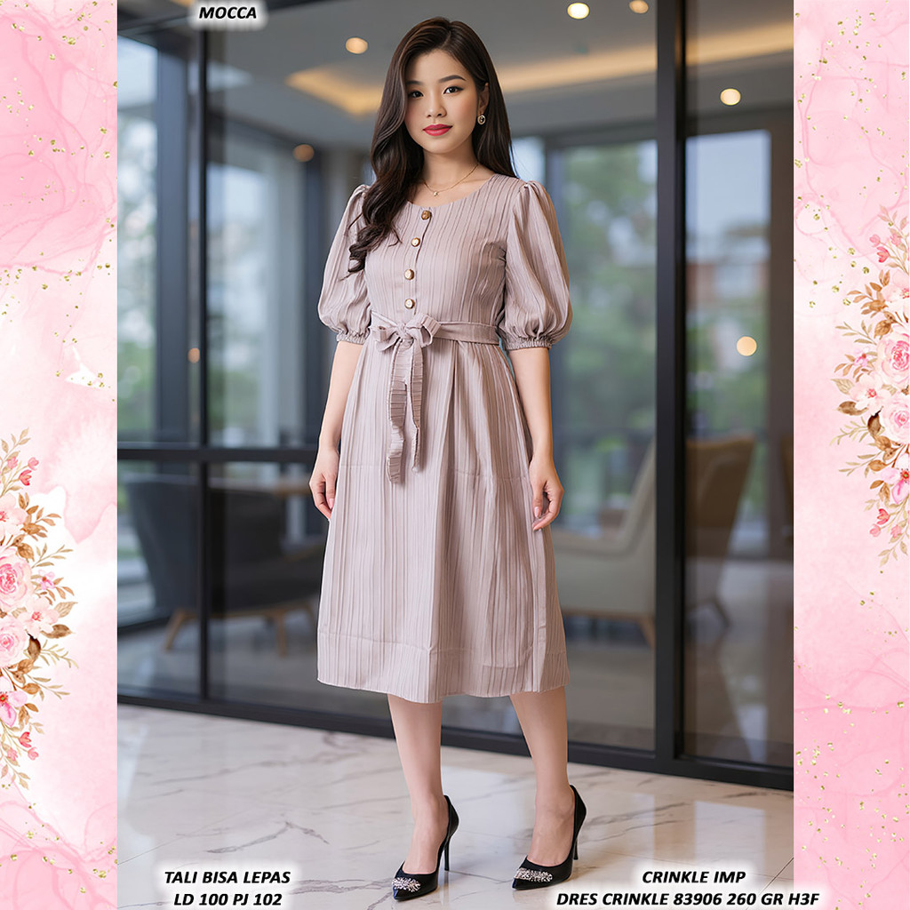 CRINKLE DRESS 83906 260 GR H3F Direct Order