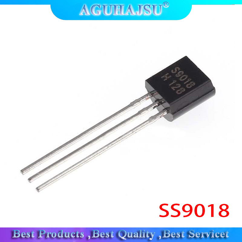 100pcs S9018 SS9018 9018 RF Bipolar ทรานซิสเตอร์ NPN/30 V/50mA ถึง 92 ใหม่เดิม