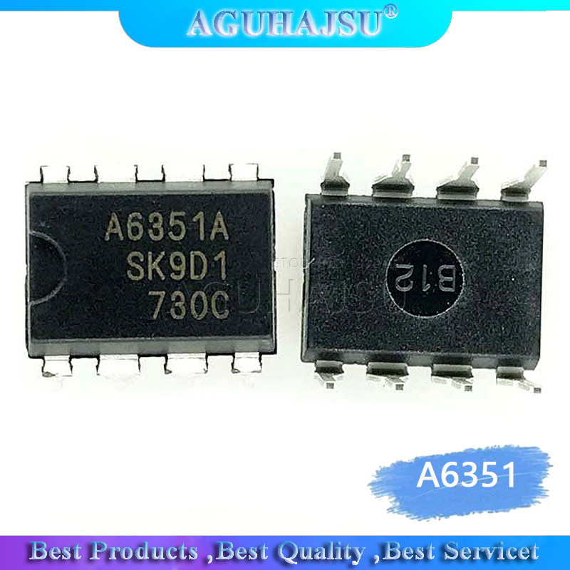 10pcs A6351 STR A6351A molewei LCD TV power ชิป DIP 8